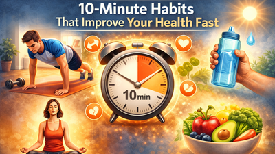 10-minute daily habits that can improve your health fast