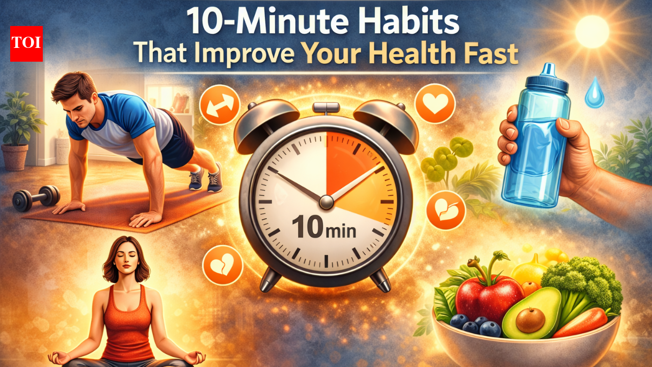 10-minute daily habits that can improve your health fast