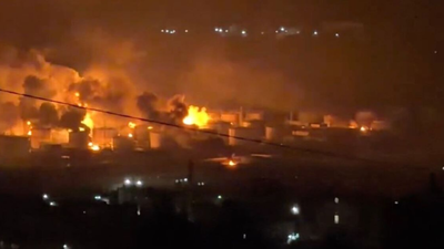Watch: Russia’s Tuapse refinery on fire after Ukraine strikes; two ships struck in Crimea
