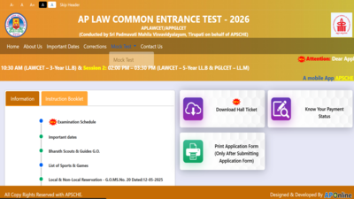 AP LAWCET admit card 2026 released at cets.apsche.ap.gov.in: Direct link to download hall tickets here