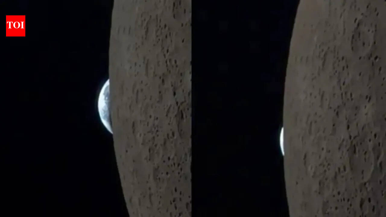 'Only one chance in this lifetime': Artemis II astronaut shares rare ‘Earthset’ footage from space — watch