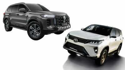 MG Majestor vs Toyota Fortuner Legender: Engine, features compared – The Times of India