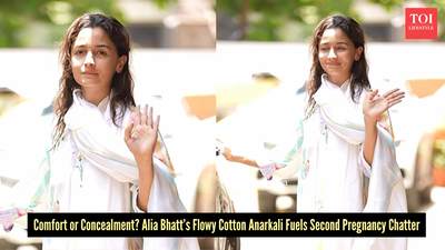 Alia Bhatt seen at hospital in a flowy Anarkali - but it’s the pregnancy rumours that are getting attention