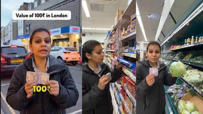 “India ke 100 rupaye ki London me kya value hai?” A woman’s supermarket test leaves Internet and Indians stunned