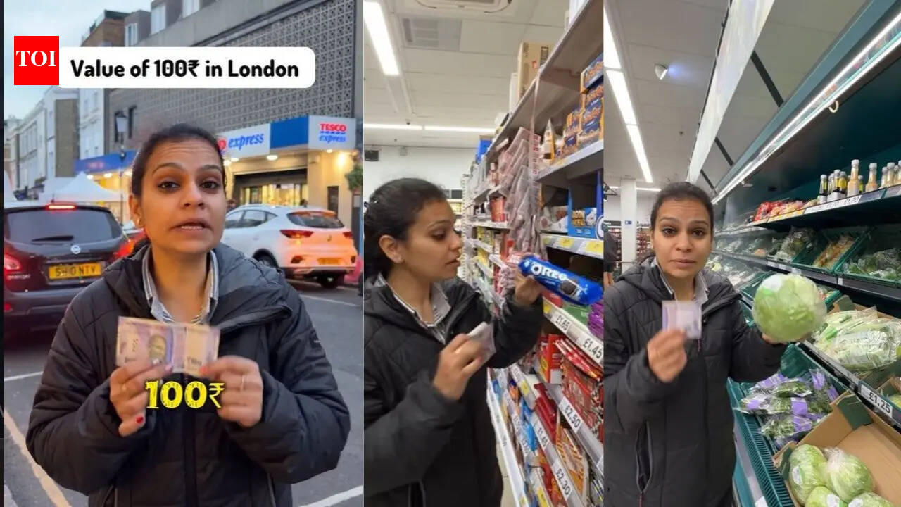 “India ke 100 rupaye ki London me kya value hai?” A woman’s supermarket test leaves Internet and Indians stunned
