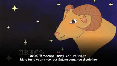 Aries Horoscope Today, April 21, 2026: Mars fuels your drive, but Saturn demands discipline