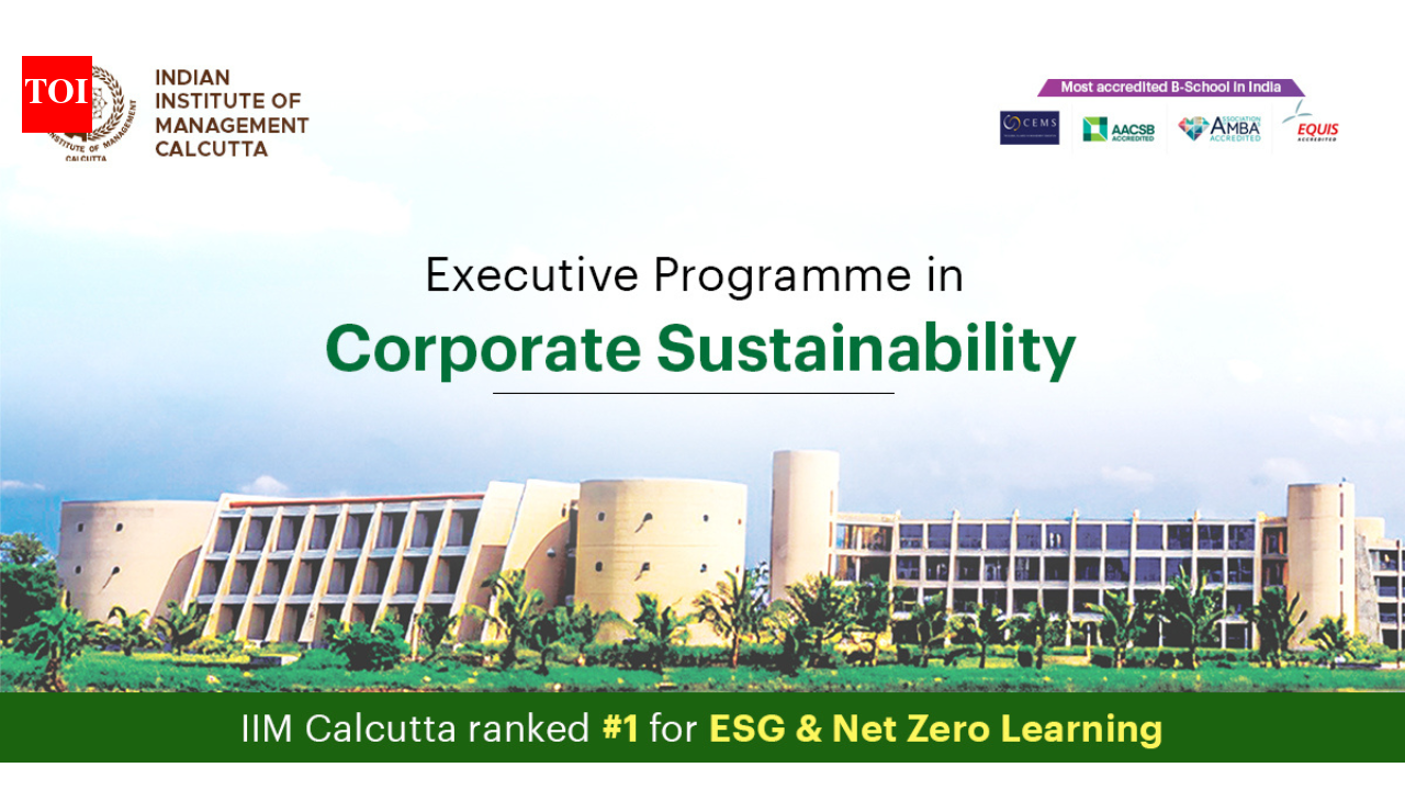 Become a corporate sustainability leader with IIM Calcutta’s award-winning executive programme