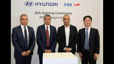 Hyundai, TVS Motor ink pact to develop, sell e-3Ws in India