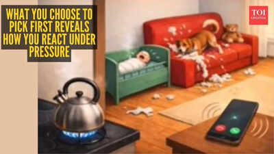 Personality test: Kettle on a stove, crying baby, phone ringing, or dog messing the sofa? What you choose to pick first reveals how you react under pressure