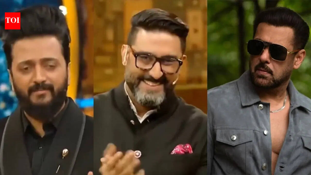 Riteish Deshmukh confirms Salman Khan's role in 'Raja Shivaji', Abhishek Bachchan's reaction goes viral - WATCH VIDEO