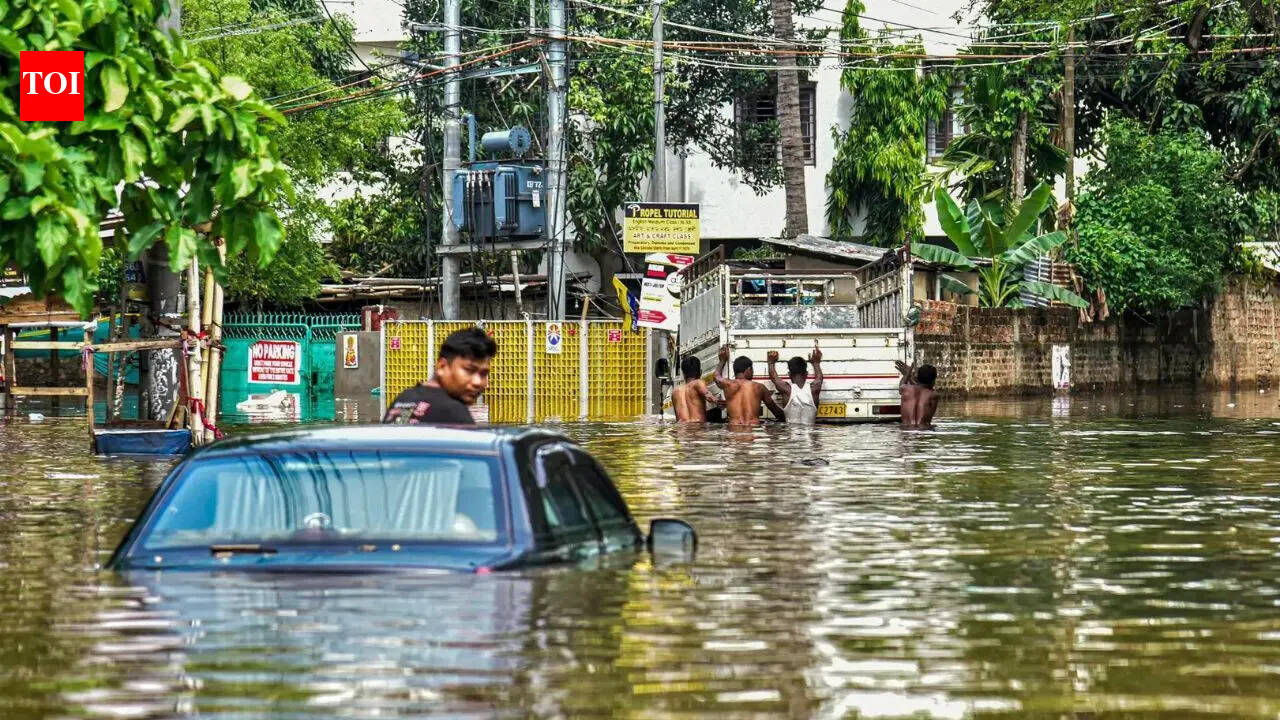 Guwahati logs highest April rainfall in 75 years; 1 dead, schools closed