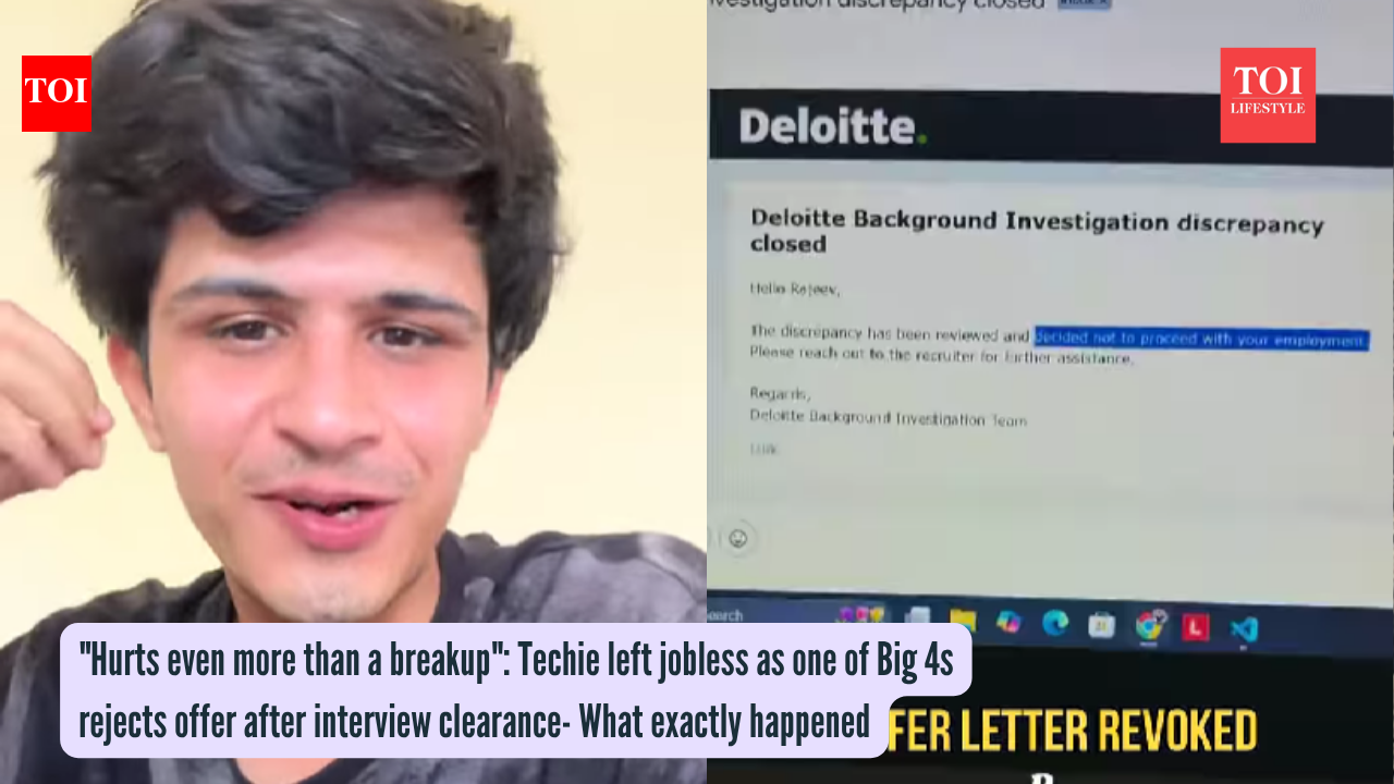 'Hurts even more than a breakup': Indian techie left jobless after Big 4 firm cancels offer post selection