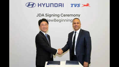 Hyundai and TVS Motor ink pact to develop e-3Ws in India