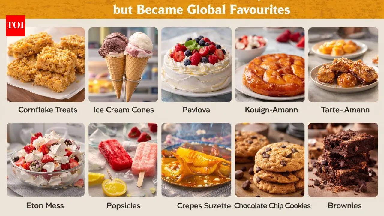 10 famous desserts that were created by accident but became global favourites