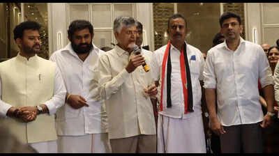 Chandrababu Naidu targets DMK-Congress on women’s Bill, woos Telugu voters in TN