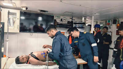 Odisha man suffers stroke on trawler, rescued