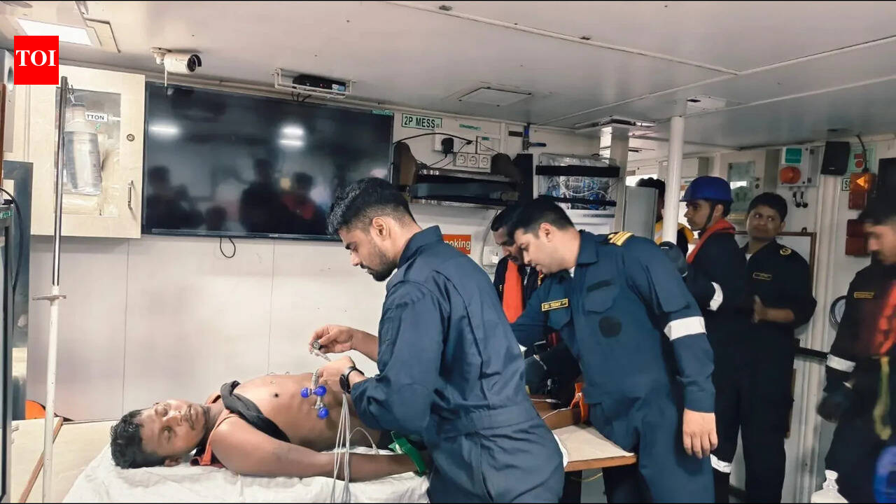 Odisha man suffers stroke on trawler, rescued