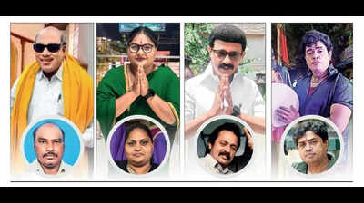 Tamil Nadu assembly elections 2026: Kalaignar, MGR, Jyalalithaa, Stalin lookalikes star at election campaigns