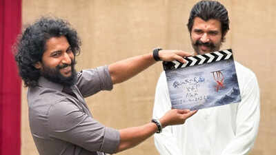 Vijay Deverakonda's 'VDxShouryuv' pooja ceremony: Fans react as Nani gives first clap and hugs 'Ranabaali' actor