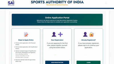 SAI assistant coach recruitment 2026 closes application window today; apply here
