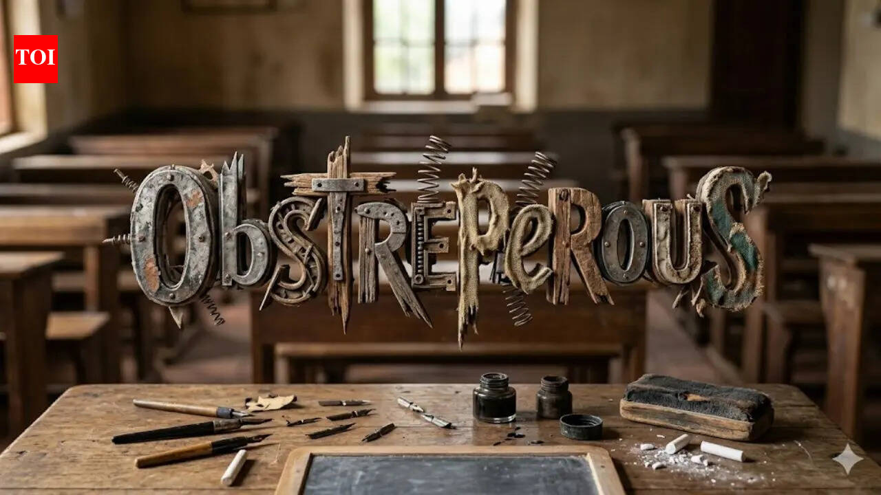 Word of the day: Obstreperous