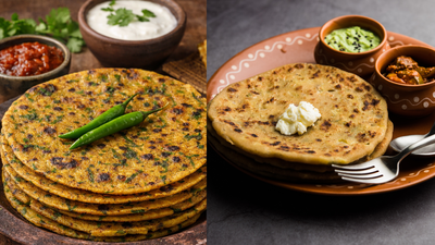 Thepla vs paratha: Which is healthier for breakfast and weight loss?