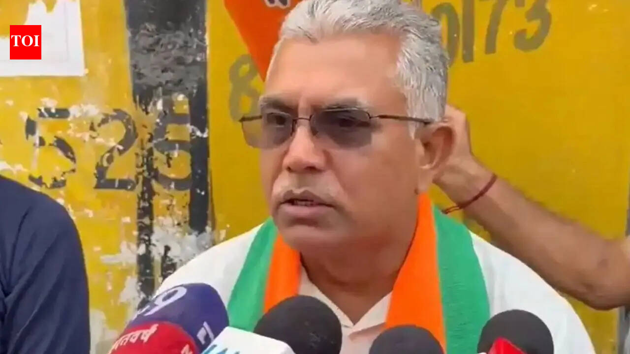Dilip Ghosh: Dilip Ghosh Predicts BJP Victory in West Bengal Assembly Elections, Claims TMC’s Downfall | India News – The Times of India