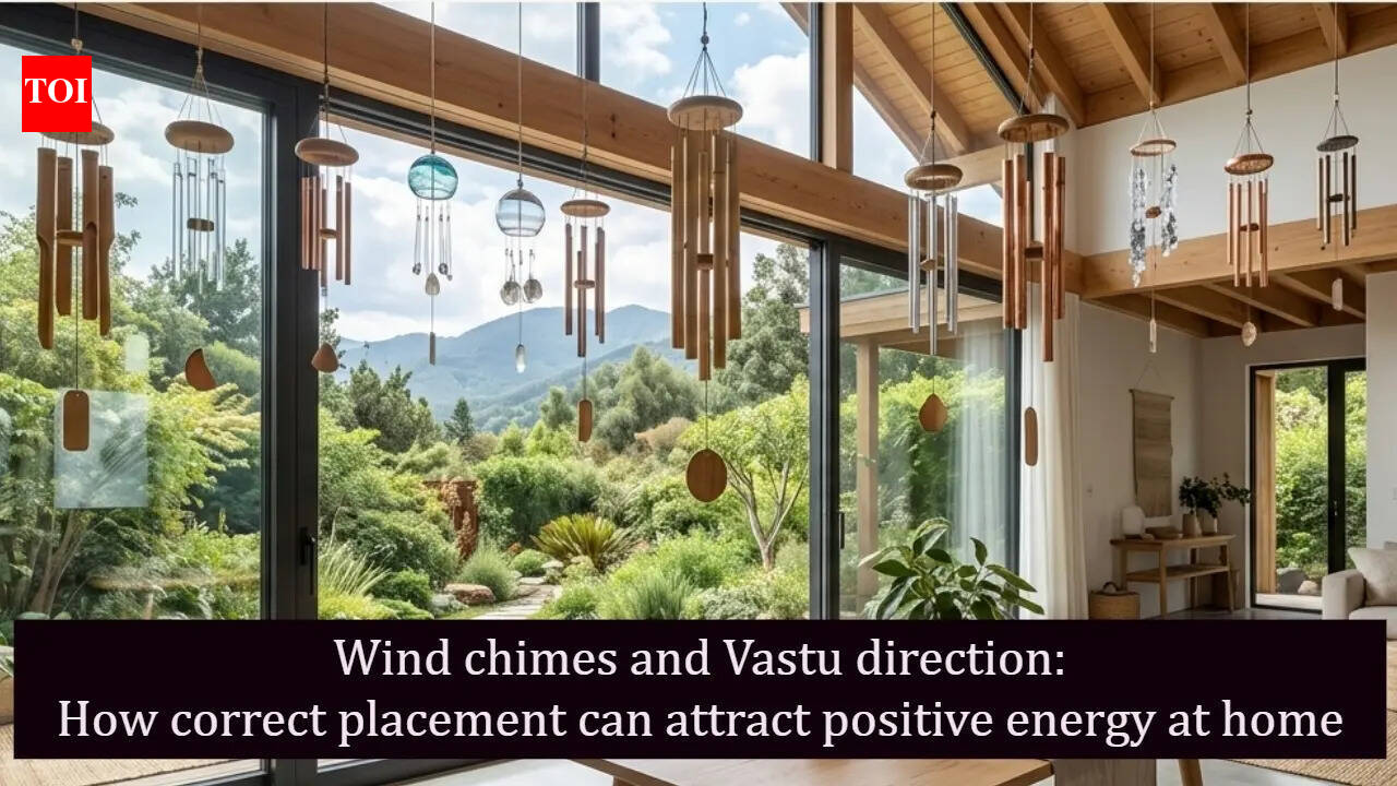 Wind chimes and Vastu placements: How correct directions can attract positive energy at home - The Times of India