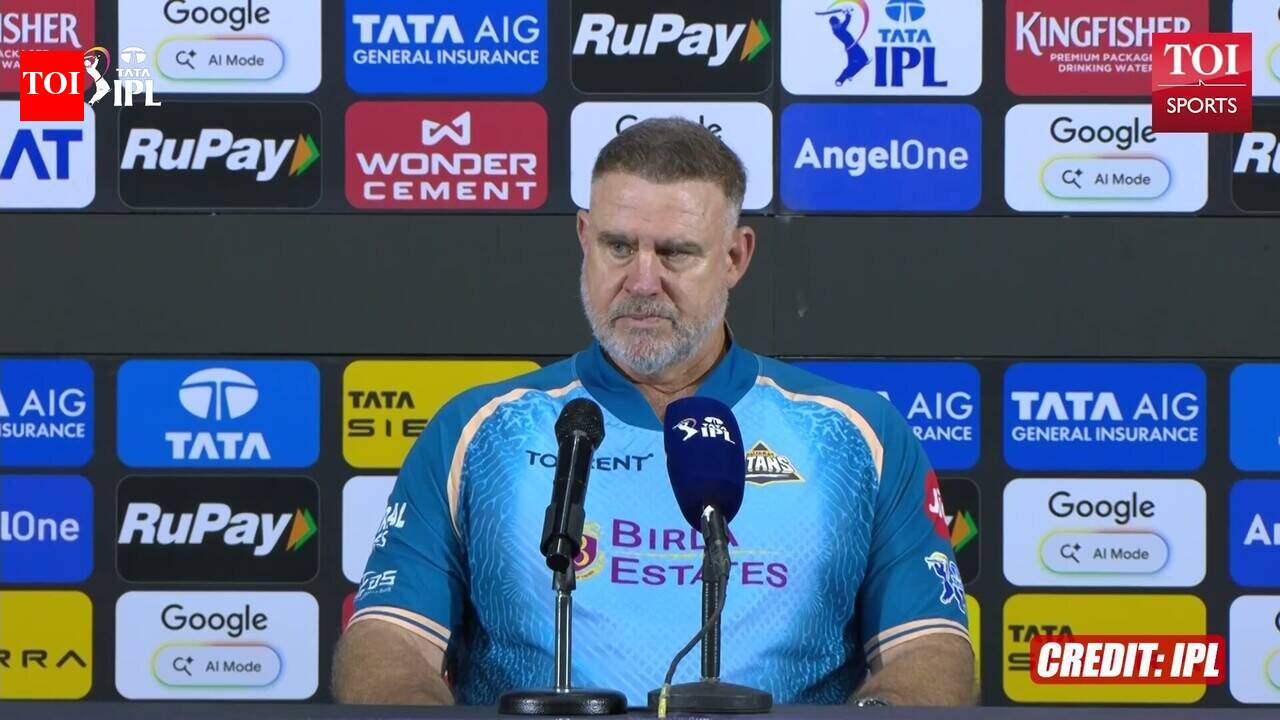 Matthew Hayden reacts after Gujarat Titans’ defeat to Mumbai Indians