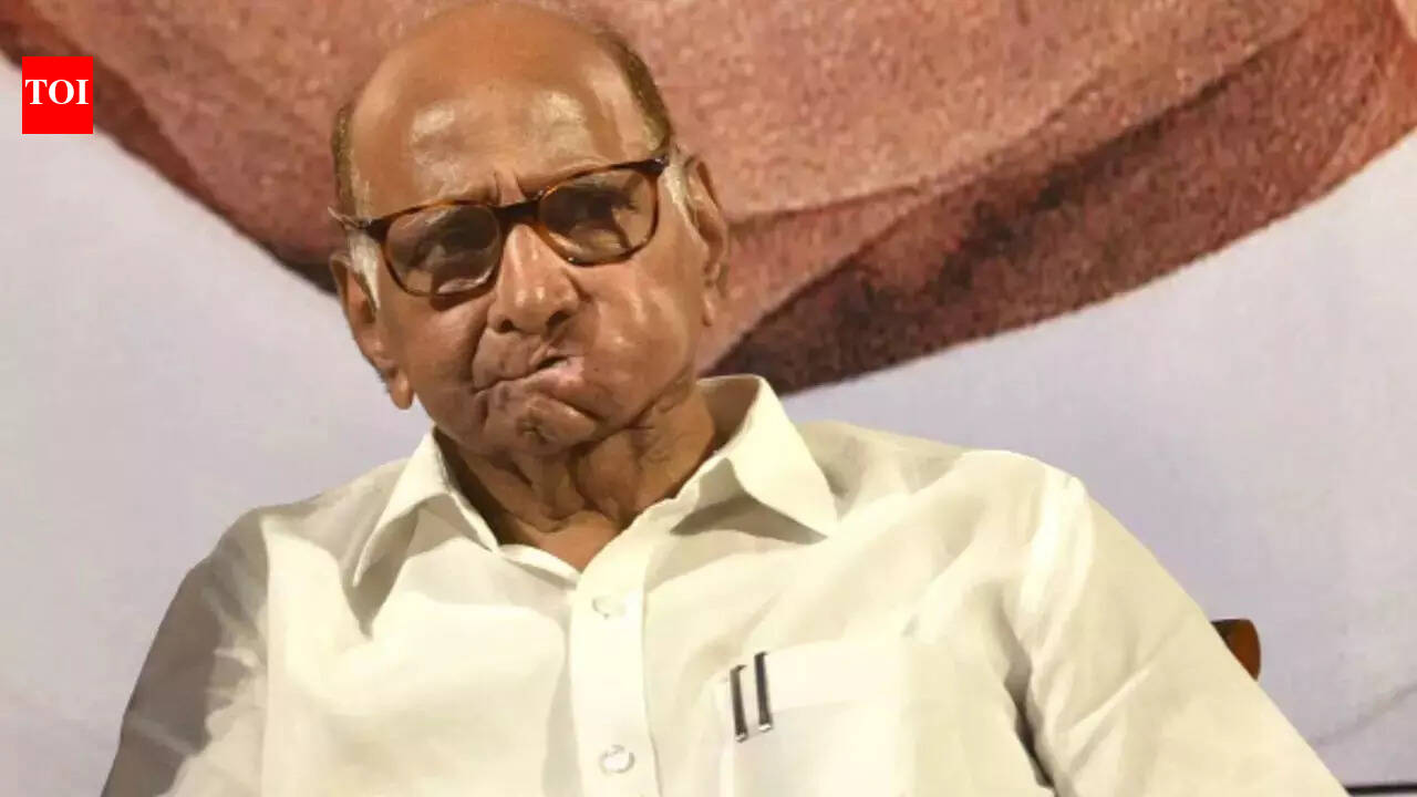 NCP (SP) president Sharad Pawar admitted to Mumbai hospital | Mumbai News - The Times of India
