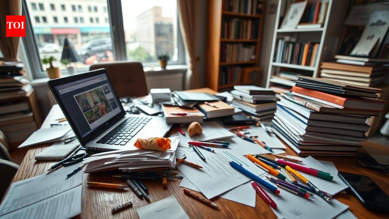 Your messy desk might be the real reason you’re procrastinating