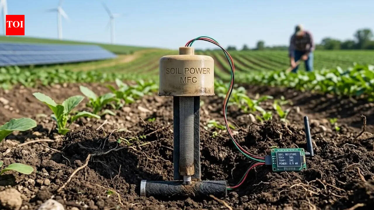 Soil that powers devices: Scientists create battery-free electricity from dirt