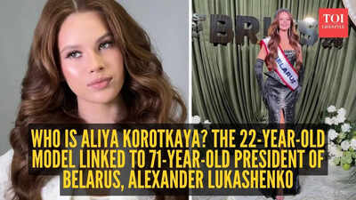 Who is Aliya Korotkaya? The 22-year-old model linked to 71-year-old President of Belarus, Alexander Lukashenko