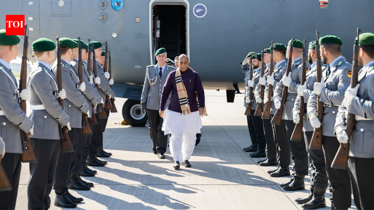 Rajnath Singh begins 3-day Germany visit with defence, industrial ties in focus