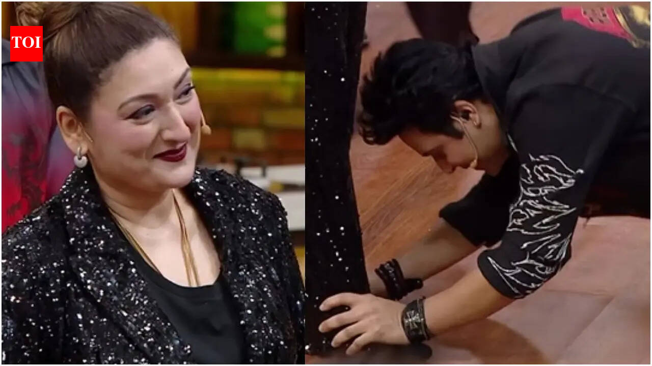 Laughter Chefs 3: Krushna Abhishek falls at mami Sunita Ahuja’s feet as she makes surprise entry; Kashmera Shah gets emotional