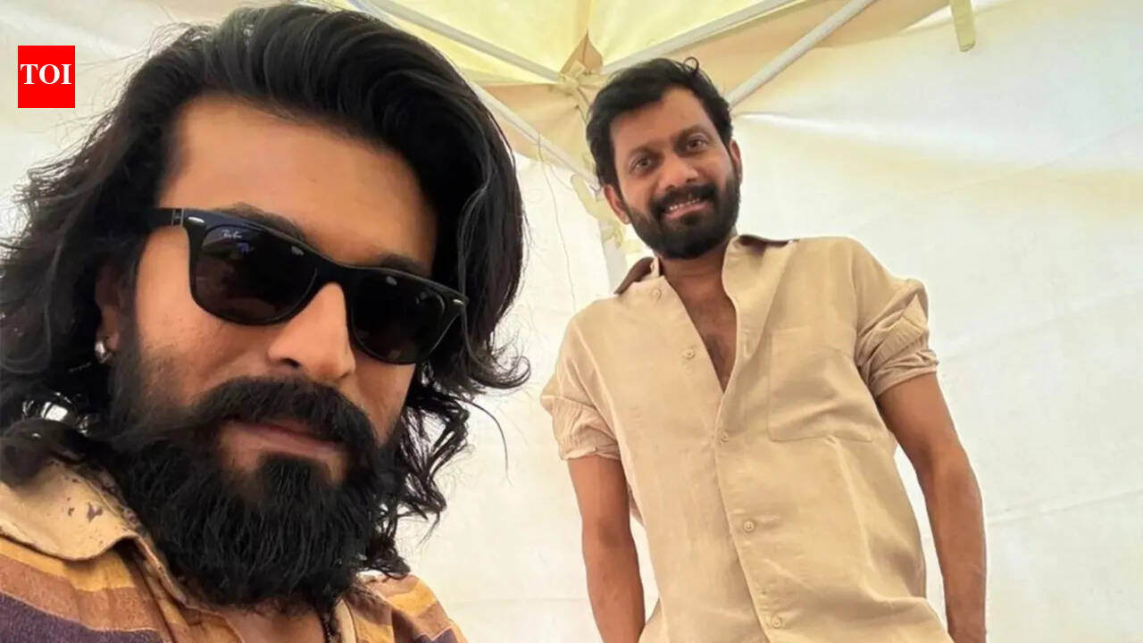 Ram Charan and Buchi Babu Sana share fun selfie from 'Peddi' sets as makers confirm six days left for shoot completion