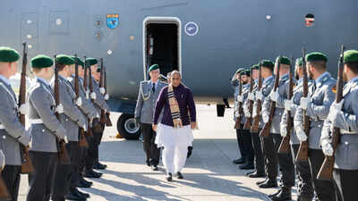 Defense Minister Rajnath Singh visits Germany to strengthen strategic ties