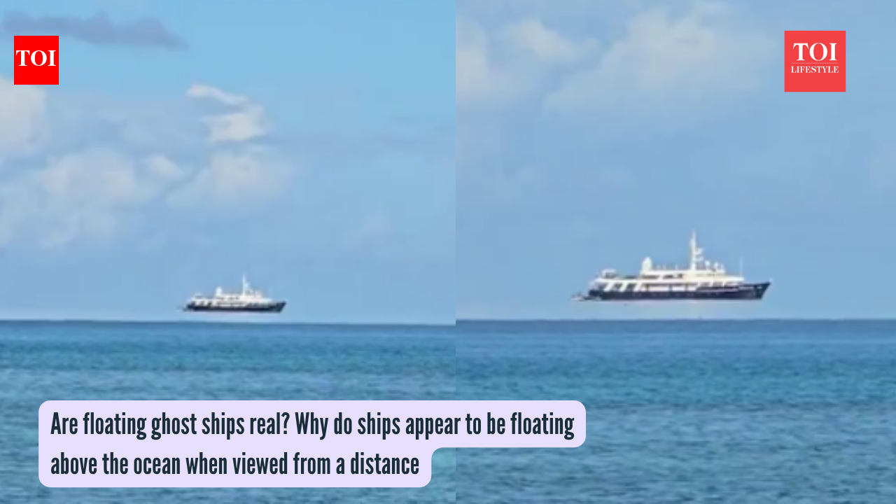 Are floating ghost ships real? Why do ships appear to be floating above the ocean when viewed from a distance
