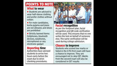 K-CET to be held on April 23, 24 with dress code officer at each centre