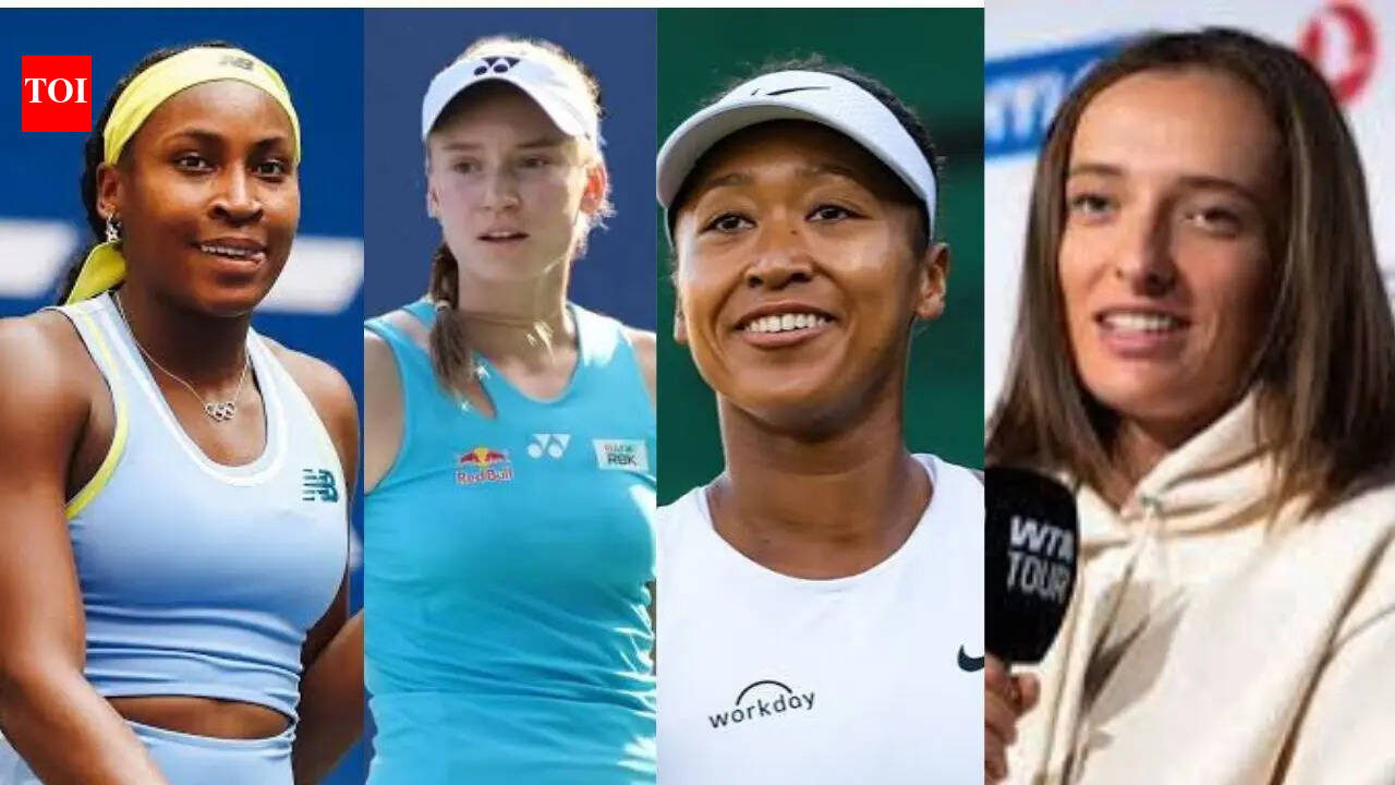 Coco Gauff and Elena Rybakina practice twist grabs attention as Iga Swiatek joins Naomi Osaka before Madrid Open