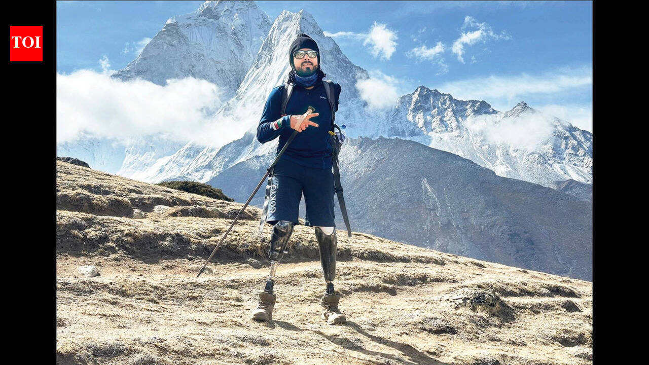 Goa-based amputee leads India’s largest inclusive Everest base camp trek