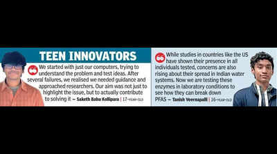 Class 11 students tackle toxic ‘forever chemical’ pollution