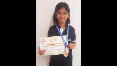 KM Munshi Memorial Inter-School Tennis tournament: Ishanvi wins gold medal, Suhana bags silver