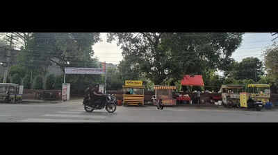 Carts, strays hound women ITI entrance