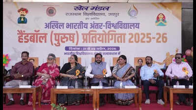 All India Inter-University Handball Men tournament: Winning start for hosts University of Rajasthan team; Saurashtra Univ beat Periyar Univ by 1 goal