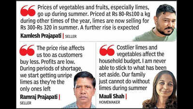 Pricey limes amid summer sting leave households sour