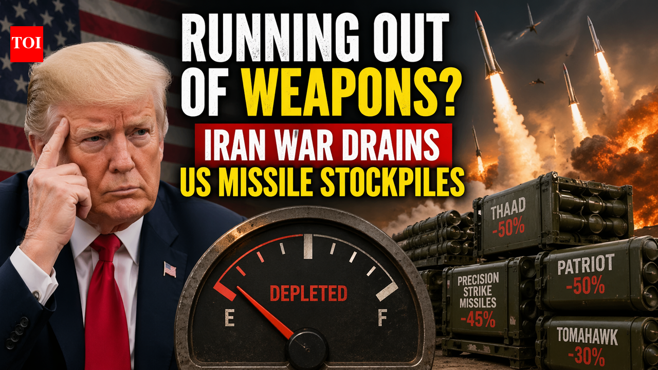 US running out of weapons? Report claims missile stockpiles depleted by Iran war