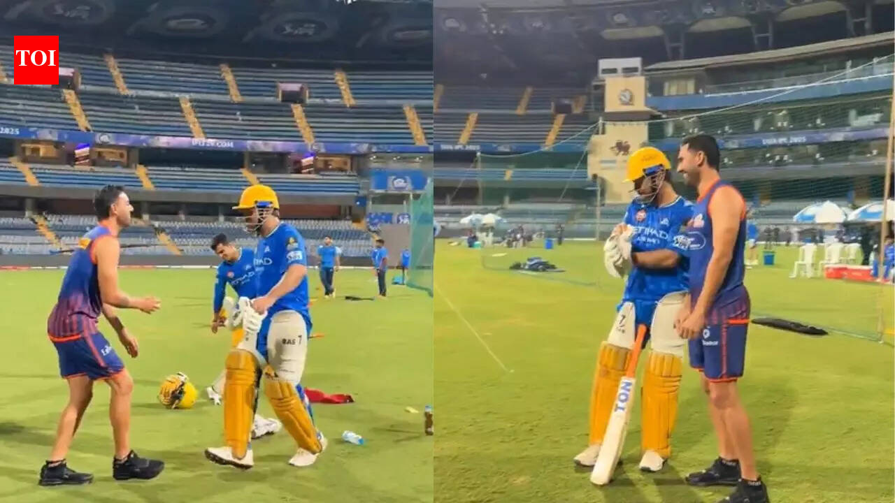'Tum aaya, saath mein camera leke aaya… bhagao isko': Dhoni’s funny dig at Deepak Chahar ahead of MI vs CSK
