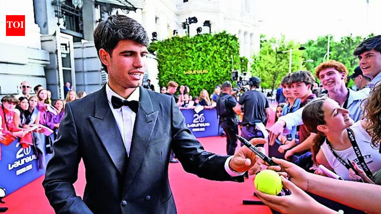 French Open worry: Carlos Alcaraz spotted with wrist cast at Laureus, injury clouds return