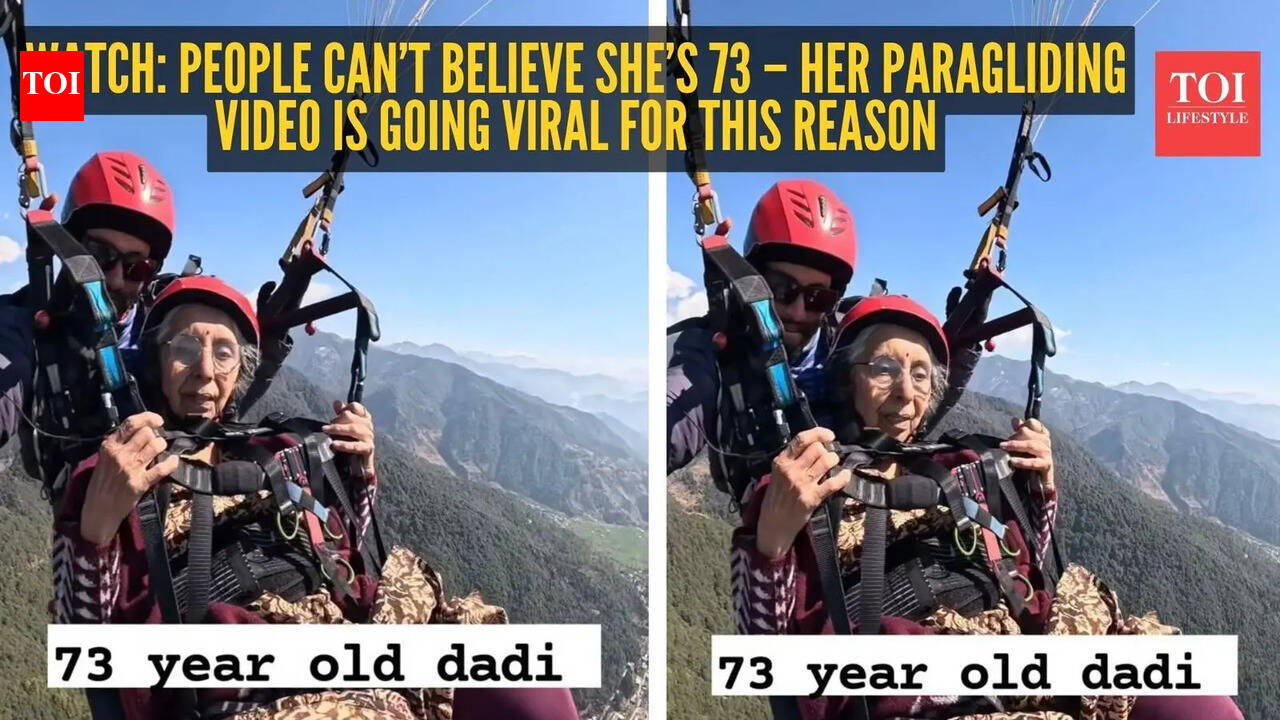 Watch: People can’t believe she’s 73 – her paragliding video is going viral for this reason